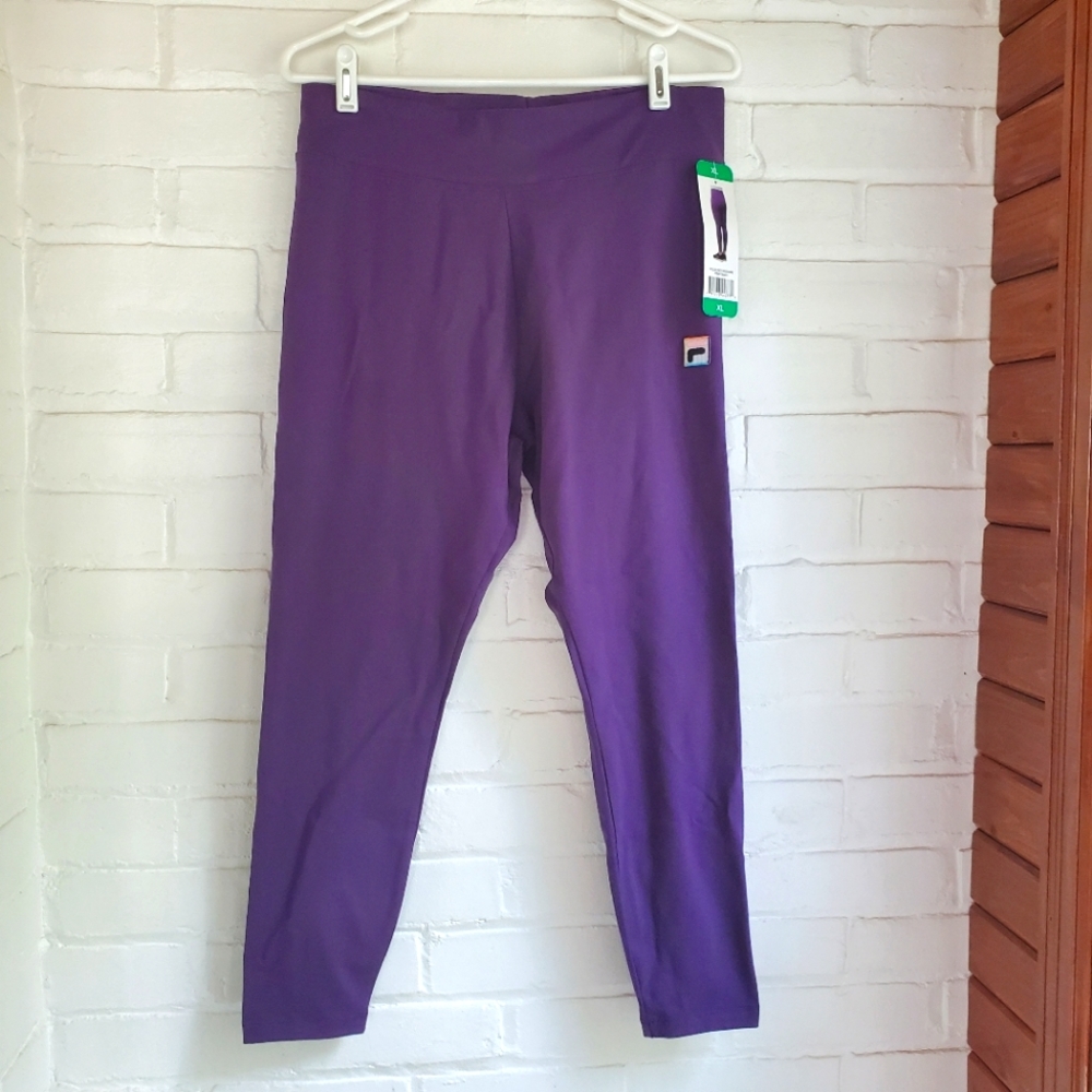 Fila Ladies' High Waist Purple 7/8 Legging Gothic Grape